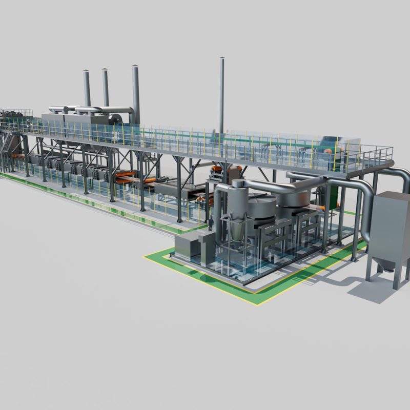 PCC Powder Coil Coating Line