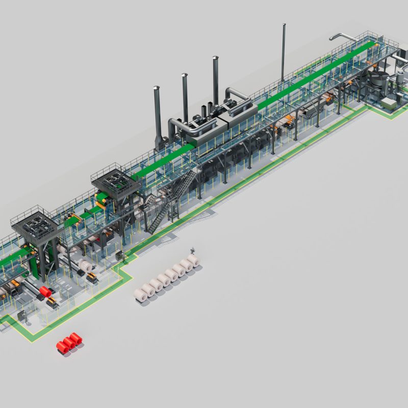 PCC Powder Coil Coating Line